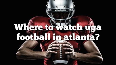 Where to watch uga football in atlanta?