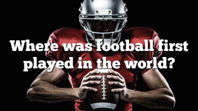 Where was football first played in the world?