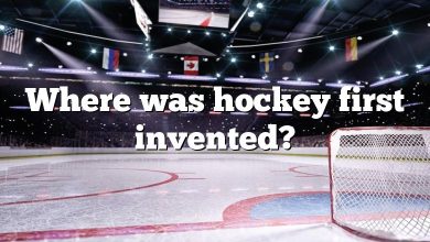 Where was hockey first invented?