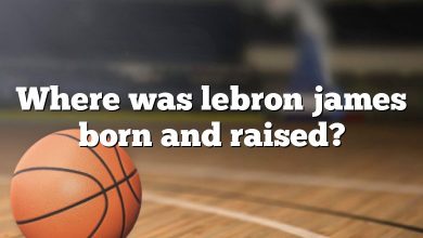 Where was lebron james born and raised?