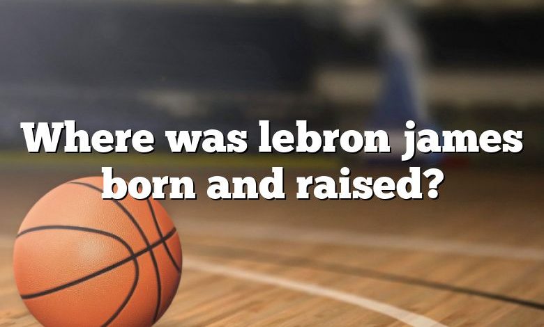 Where was lebron james born and raised?