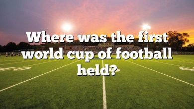 Where was the first world cup of football held?