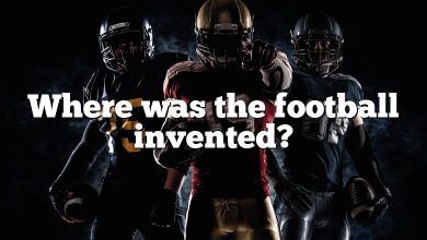 Where was the football invented?