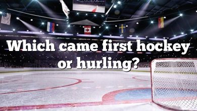 Which came first hockey or hurling?