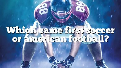 Which came first soccer or american football?
