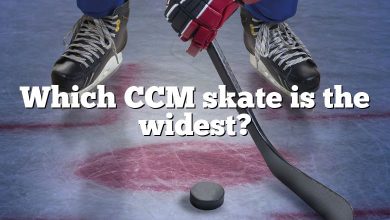 Which CCM skate is the widest?