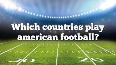 Which countries play american football?