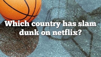 Which country has slam dunk on netflix?