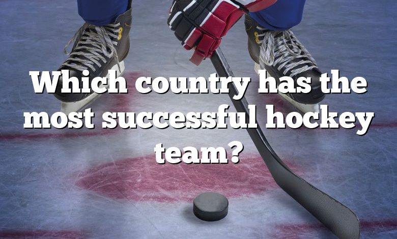 Which country has the most successful hockey team?