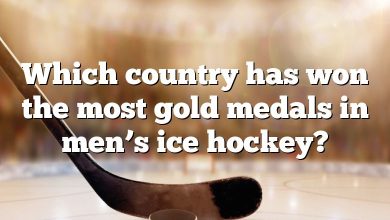 Which country has won the most gold medals in men’s ice hockey?