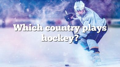 Which country plays hockey?