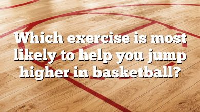 Which exercise is most likely to help you jump higher in basketball?