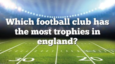 Which football club has the most trophies in england?