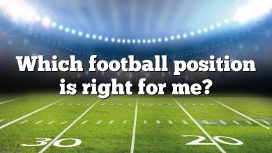 Which football position is right for me?
