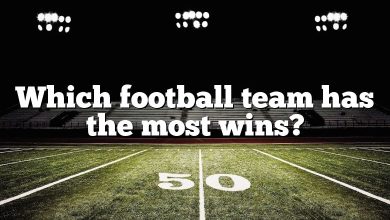 Which football team has the most wins?