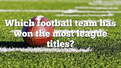 Which football team has won the most league titles?