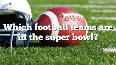 Which football teams are in the super bowl?