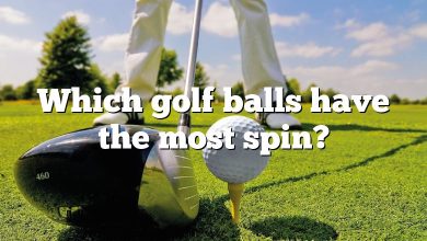 Which golf balls have the most spin?