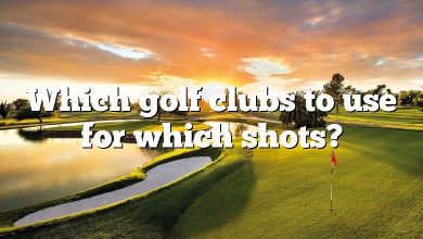 Which golf clubs to use for which shots?