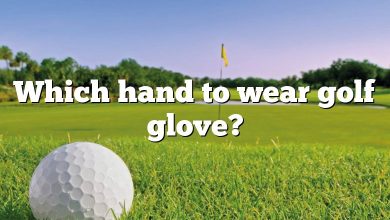 Which hand to wear golf glove?