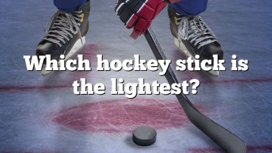 Which hockey stick is the lightest?