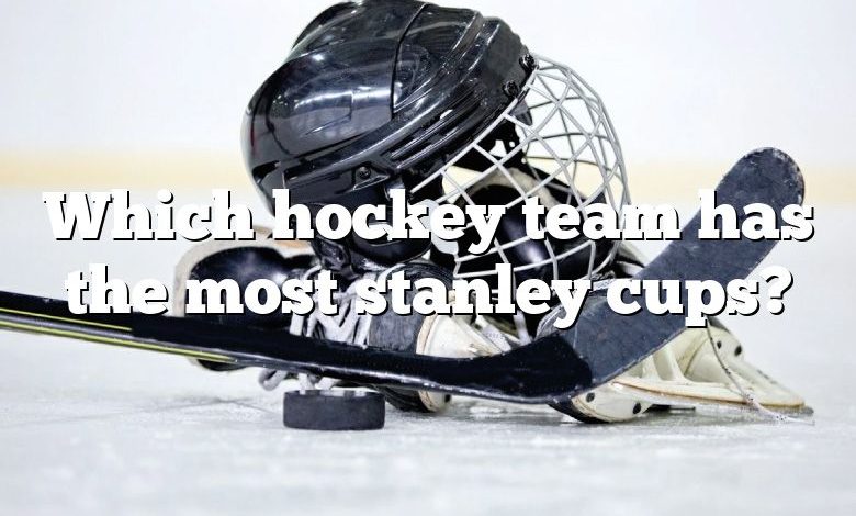 Which hockey team has the most stanley cups?