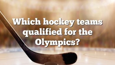 Which hockey teams qualified for the Olympics?