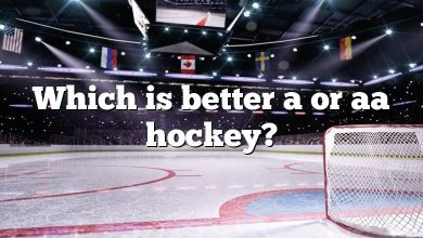 Which is better a or aa hockey?