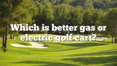 Which is better gas or electric golf cart?