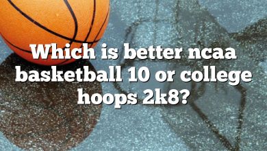 Which is better ncaa basketball 10 or college hoops 2k8?