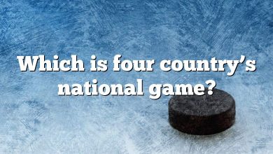 Which is four country’s national game?