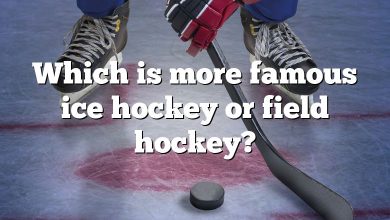 Which is more famous ice hockey or field hockey?