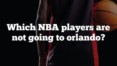 Which NBA players are not going to orlando?