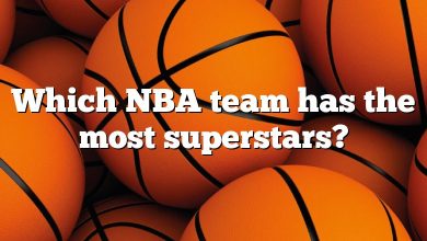 Which NBA team has the most superstars?