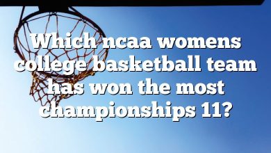 Which ncaa womens college basketball team has won the most championships 11?