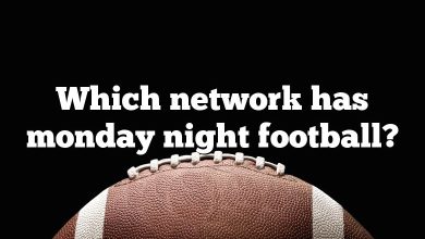 Which network has monday night football?