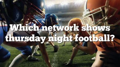 Which network shows thursday night football?