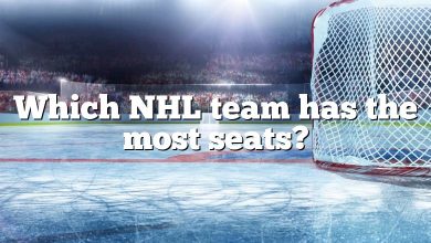 Which NHL team has the most seats?