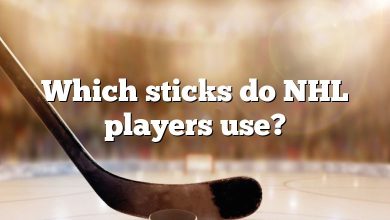 Which sticks do NHL players use?