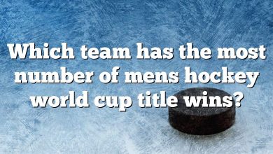 Which team has the most number of mens hockey world cup title wins?