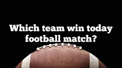 Which team win today football match?