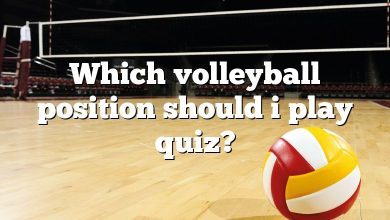 Which volleyball position should i play quiz?