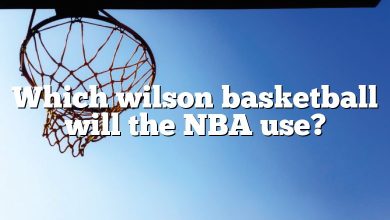 Which wilson basketball will the NBA use?