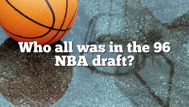 Who all was in the 96 NBA draft?