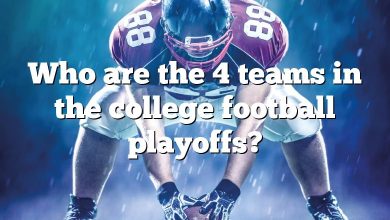 Who are the 4 teams in the college football playoffs?