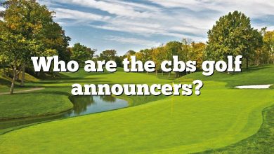 Who are the cbs golf announcers?