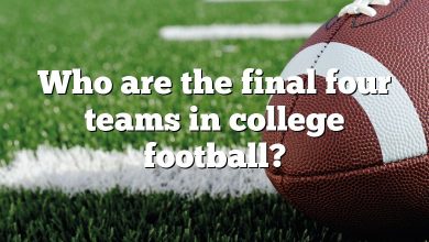 Who are the final four teams in college football?