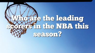 Who are the leading scorers in the NBA this season?