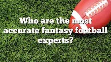 Who are the most accurate fantasy football experts?