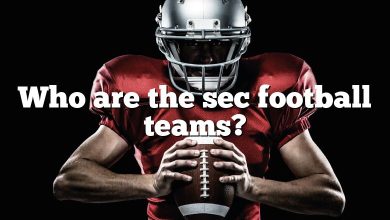 Who are the sec football teams?